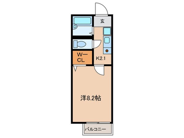 ラカモミ－ルの物件間取画像